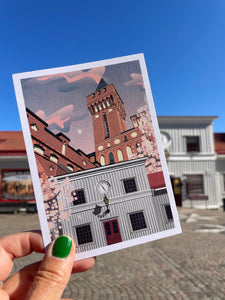 Kort. Jönköping. Tändsticksmuseet & Gamla brandstationen