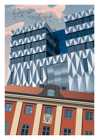 Kort. Jönköping. Gamla Rådhuset & Jönköpings tingsrätt