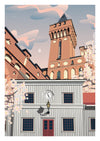 Kort. Jönköping. Tändsticksmuseet & Gamla brandstationen
