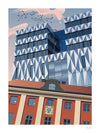 Poster 30x40 cm Gamla rådhuset & Jönköpings tingsrätt
