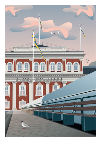 Kort. Jönköping. Stora Hotellet och Piren